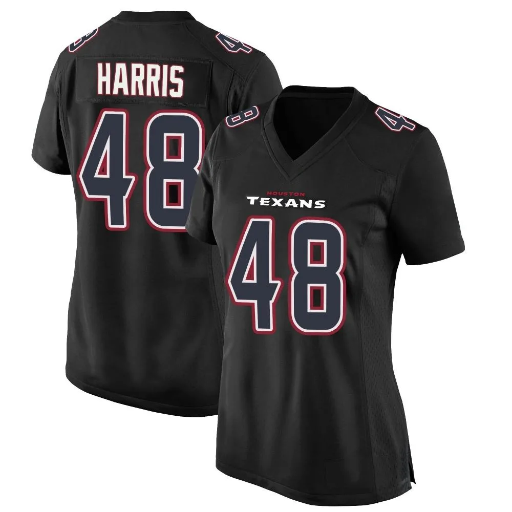 Women's Houston Texans Christian Harris Nike Fashion Game Black Jersey Women's Houston Texans Christian Harris Nike Fashion Game Black Jersey