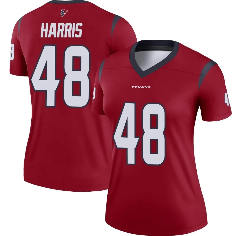 Women's Houston Texans Christian Harris Nike Legend Red Jersey Women's Houston Texans Christian Harris Nike Legend Red Jersey