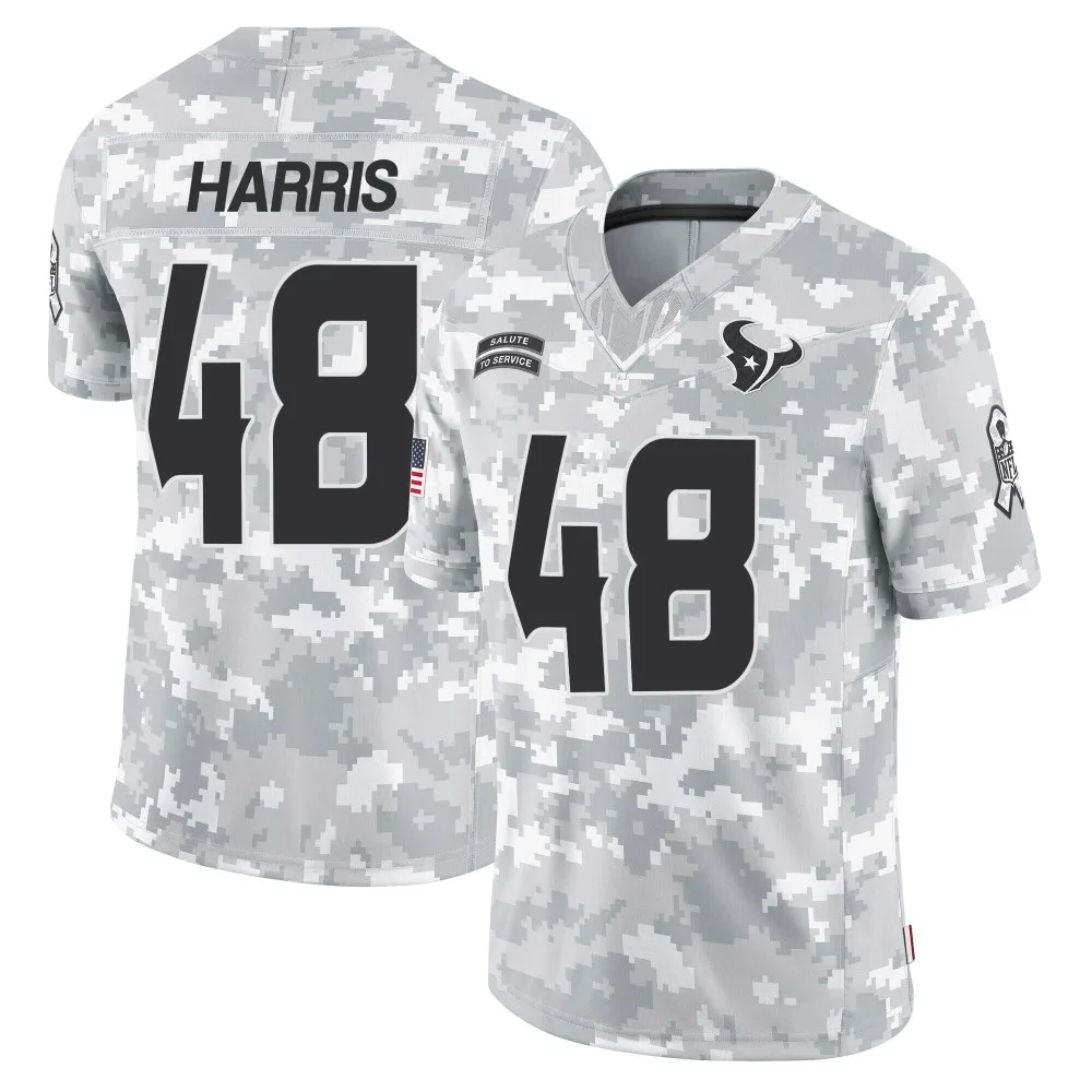 Youth Houston Texans Christian Harris Nike 2024 Salute to Service Limited Arctic Camo Jersey Youth Houston Texans Christian Harris Nike 2024 Salute to Service Limited Arctic Camo Jersey