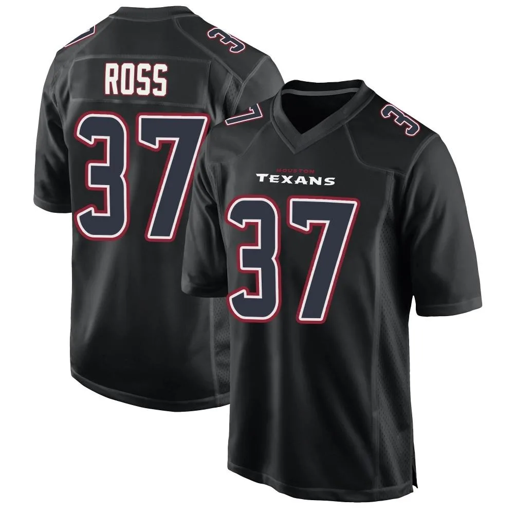Men's Houston Texans D'angelo Ross Nike Fashion Game Black Jersey Men's Houston Texans D'angelo Ross Nike Fashion Game Black Jersey