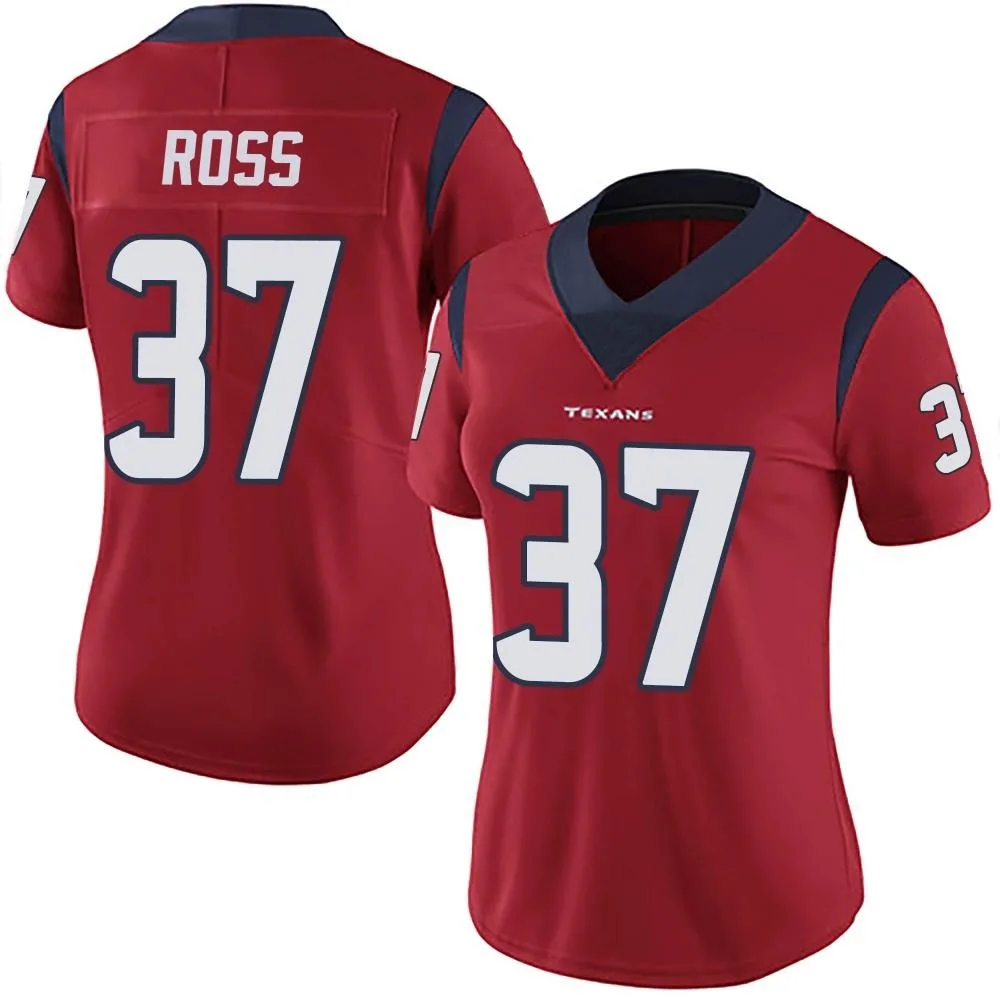 Women's Houston Texans D'angelo Ross Nike Alternate Vapor Untouchable Limited Red Jersey Women's Houston Texans D'angelo Ross Nike Alternate Vapor Untouchable Limited Red Jersey