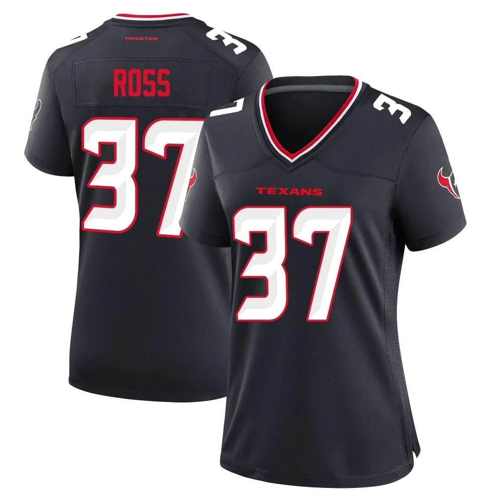Women's Houston Texans D'angelo Ross Nike Team Game Navy Jersey Women's Houston Texans D'angelo Ross Nike Team Game Navy Jersey