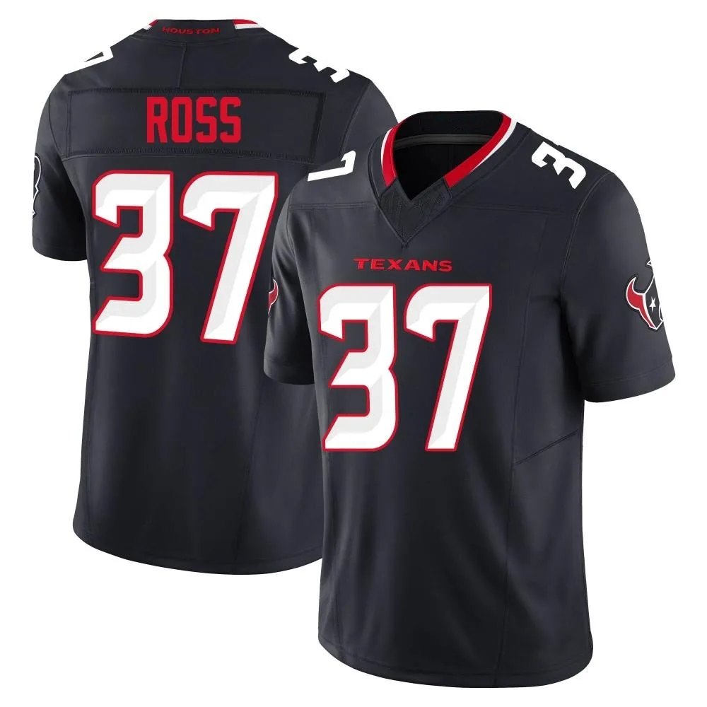 Youth Houston Texans D'angelo Ross Nike Alternate Vapor F.U.S.E. Limited Navy Jersey Youth Houston Texans D'angelo Ross Nike Alternate Vapor F.U.S.E. Limited Navy Jersey