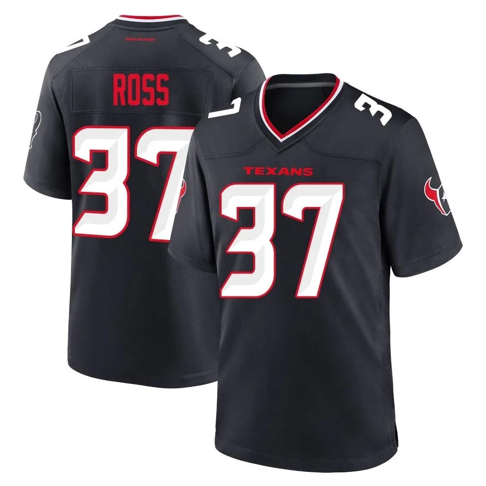 Youth Houston Texans D'angelo Ross Nike Team Game Navy Jersey Youth Houston Texans D'angelo Ross Nike Team Game Navy Jersey