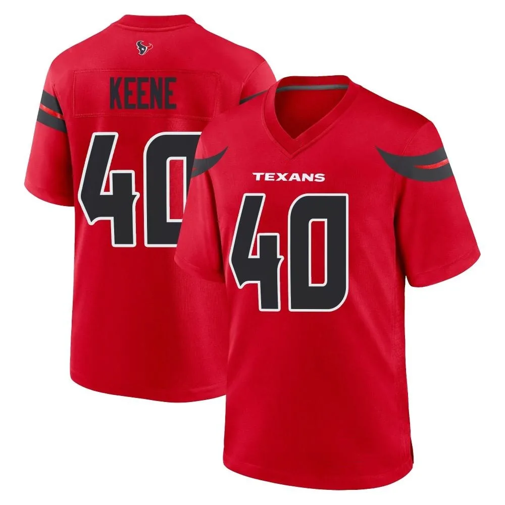 Youth Houston Texans Dalton Keene Nike Alternate Game Red Jersey Youth Houston Texans Dalton Keene Nike Alternate Game Red Jersey