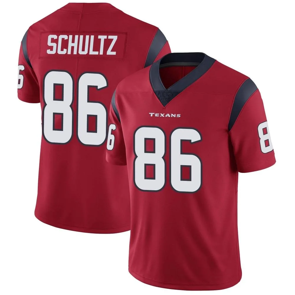 Men's Houston Texans Dalton Schultz Nike Alternate Vapor Untouchable Limited Red Jersey Men's Houston Texans Dalton Schultz Nike Alternate Vapor Untouchable Limited Red Jersey