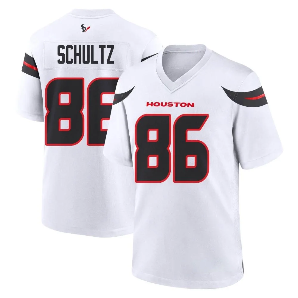 Men's Houston Texans Dalton Schultz Nike Game White Jersey Men's Houston Texans Dalton Schultz Nike Game White Jersey