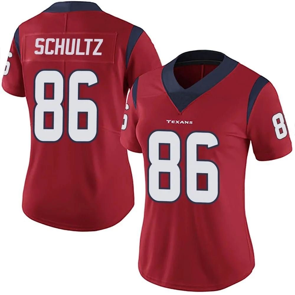Women's Houston Texans Dalton Schultz Nike Alternate Vapor Untouchable Limited Red Jersey Women's Houston Texans Dalton Schultz Nike Alternate Vapor Untouchable Limited Red Jersey