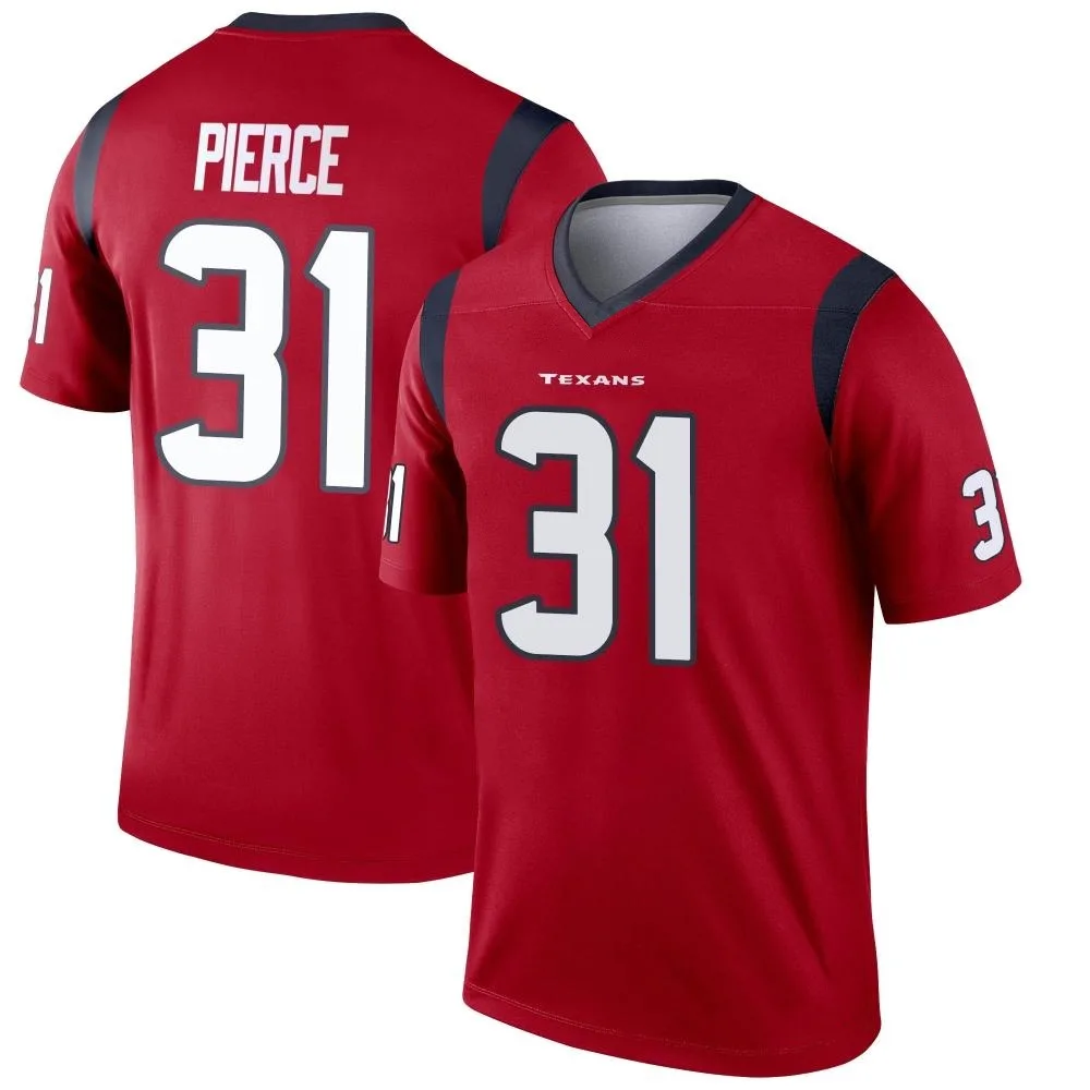 Men's Houston Texans Dameon Pierce Nike Legend Red Jersey Men's Houston Texans Dameon Pierce Nike Legend Red Jersey