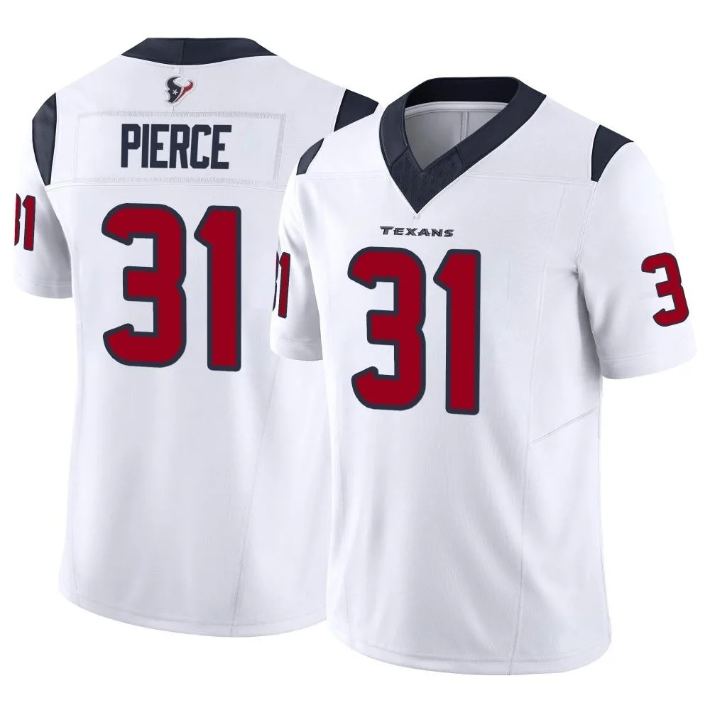 Men's Houston Texans Dameon Pierce Nike Vapor F.U.S.E. Limited White Jersey Men's Houston Texans Dameon Pierce Nike Vapor F.U.S.E. Limited White Jersey
