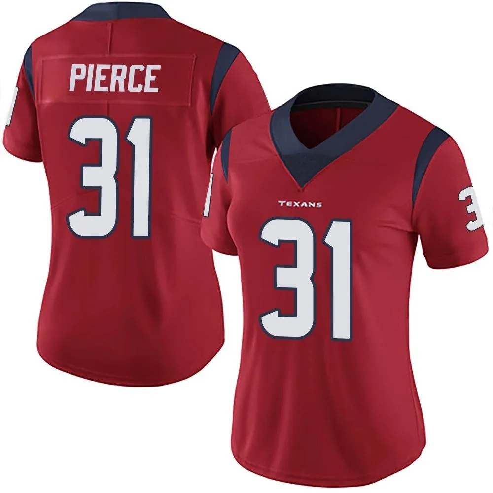 Women's Houston Texans Dameon Pierce Nike Alternate Vapor Untouchable Limited Red Jersey Women's Houston Texans Dameon Pierce Nike Alternate Vapor Untouchable Limited Red Jersey