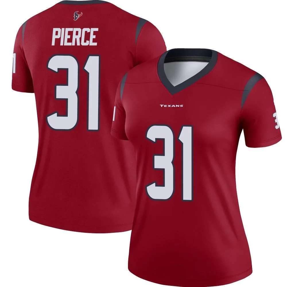 Women's Houston Texans Dameon Pierce Nike Legend Red Jersey Women's Houston Texans Dameon Pierce Nike Legend Red Jersey