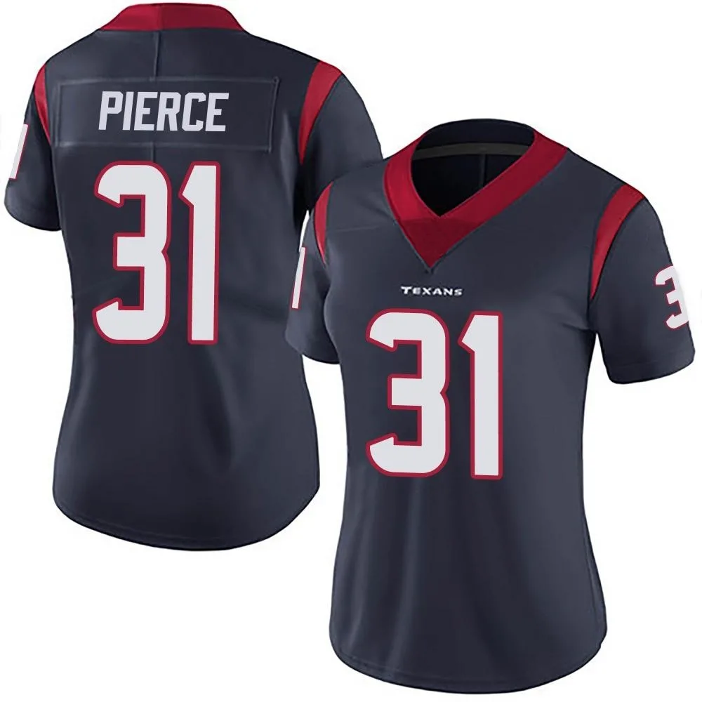 Women's Houston Texans Dameon Pierce Nike Team Color Vapor Untouchable Limited Navy Blue Jersey Women's Houston Texans Dameon Pierce Nike Team Color Vapor Untouchable Limited Navy Blue Jersey