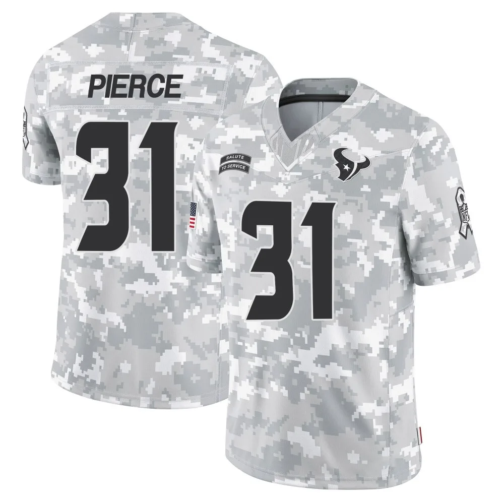 Youth Houston Texans Dameon Pierce Nike 2024 Salute to Service Limited Arctic Camo Jersey Youth Houston Texans Dameon Pierce Nike 2024 Salute to Service Limited Arctic Camo Jersey