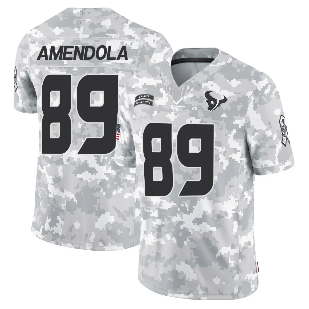Men's Houston Texans Danny Amendola Nike 2024 Salute to Service Limited Arctic Camo Jersey Men's Houston Texans Danny Amendola Nike 2024 Salute to Service Limited Arctic Camo Jersey