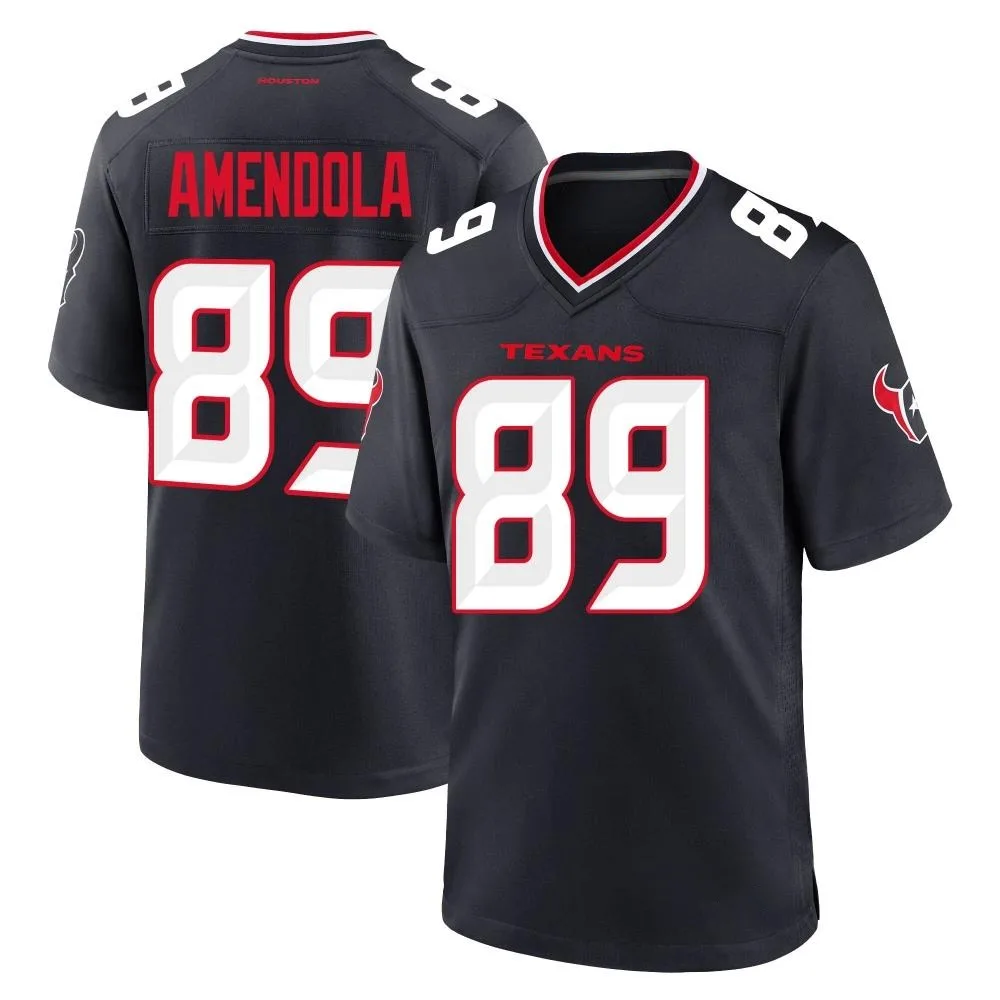 Men's Houston Texans Danny Amendola Nike Team Game Navy Jersey Men's Houston Texans Danny Amendola Nike Team Game Navy Jersey