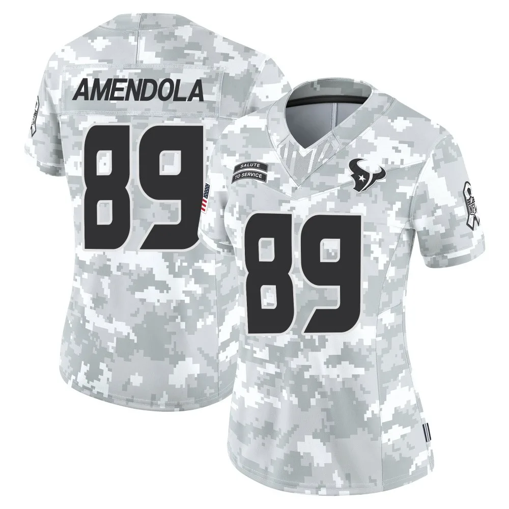 Women's Houston Texans Danny Amendola Nike 2024 Salute to Service Limited Arctic Camo Jersey Women's Houston Texans Danny Amendola Nike 2024 Salute to Service Limited Arctic Camo Jersey