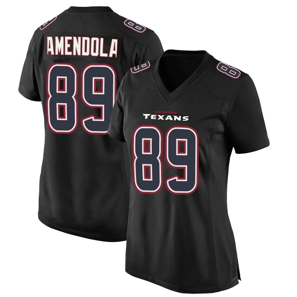 Women's Houston Texans Danny Amendola Nike Fashion Game Black Jersey Women's Houston Texans Danny Amendola Nike Fashion Game Black Jersey