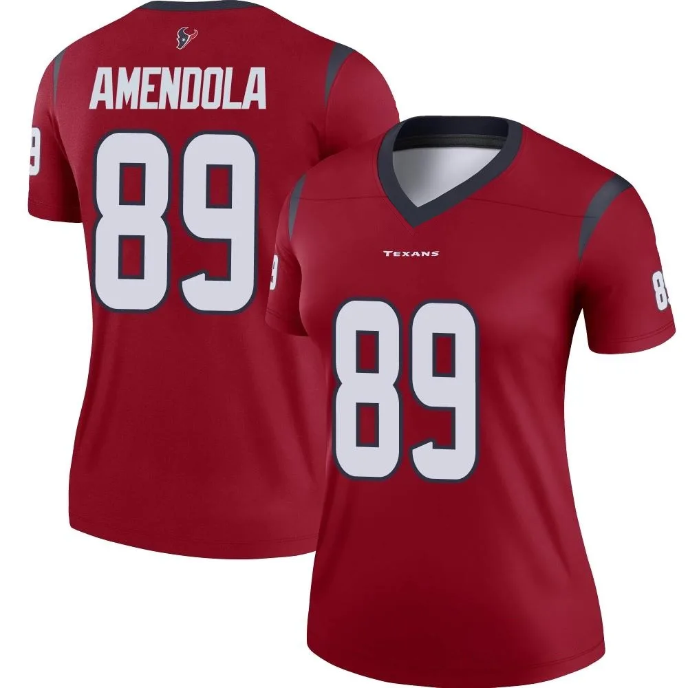 Women's Houston Texans Danny Amendola Nike Legend Red Jersey Women's Houston Texans Danny Amendola Nike Legend Red Jersey