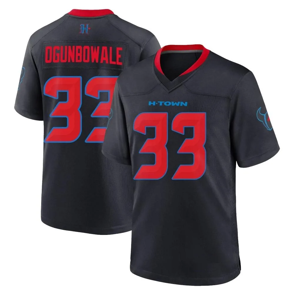 Men's Houston Texans Dare Ogunbowale Nike 2nd Alternate Game Navy Jersey Men's Houston Texans Dare Ogunbowale Nike 2nd Alternate Game Navy Jersey