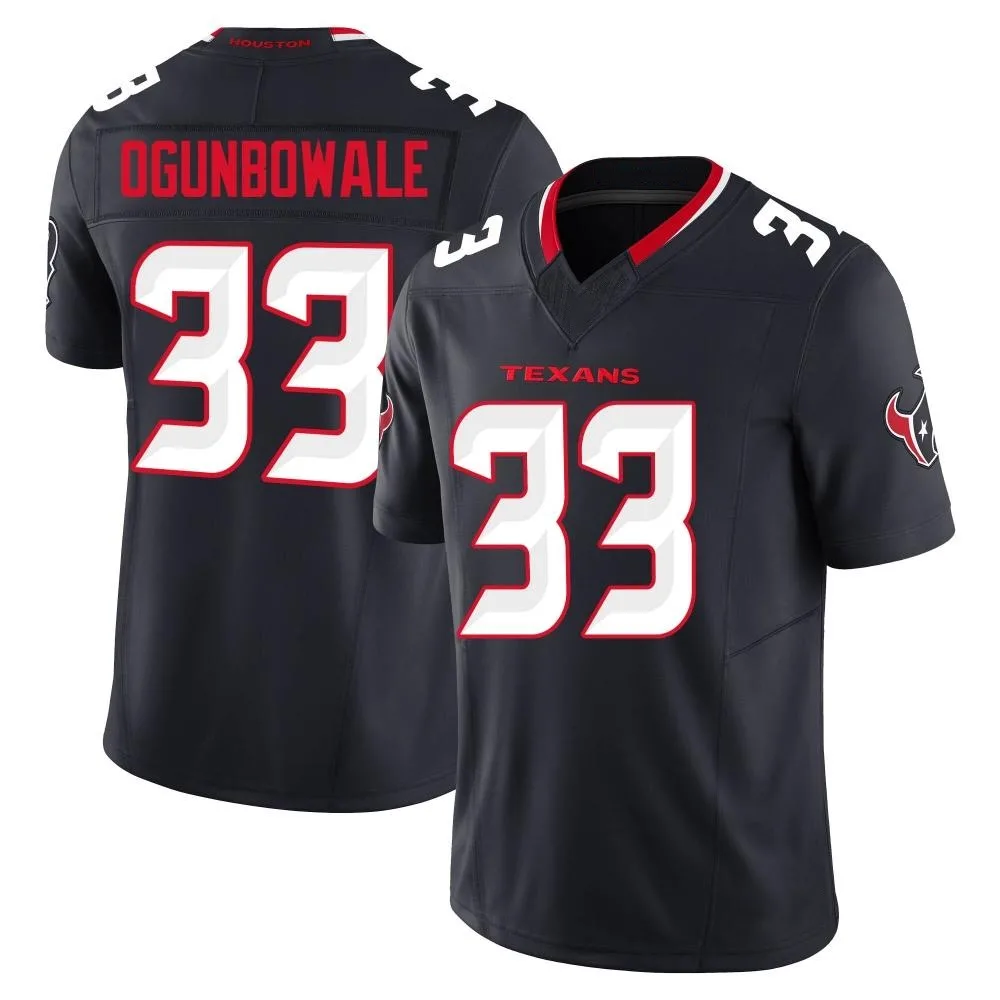 Men's Houston Texans Dare Ogunbowale Nike Alternate Vapor F.U.S.E. Limited Navy Jersey Men's Houston Texans Dare Ogunbowale Nike Alternate Vapor F.U.S.E. Limited Navy Jersey