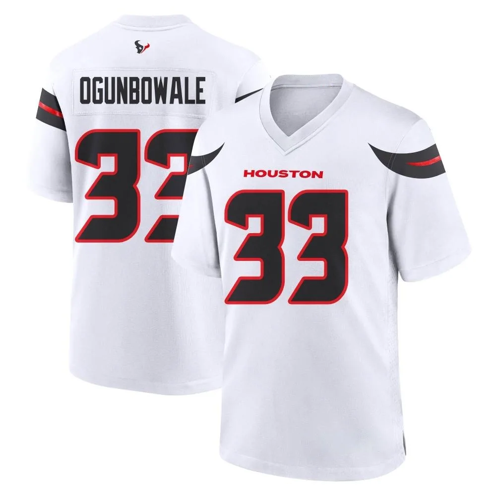 Men's Houston Texans Dare Ogunbowale Nike Game White Jersey Men's Houston Texans Dare Ogunbowale Nike Game White Jersey