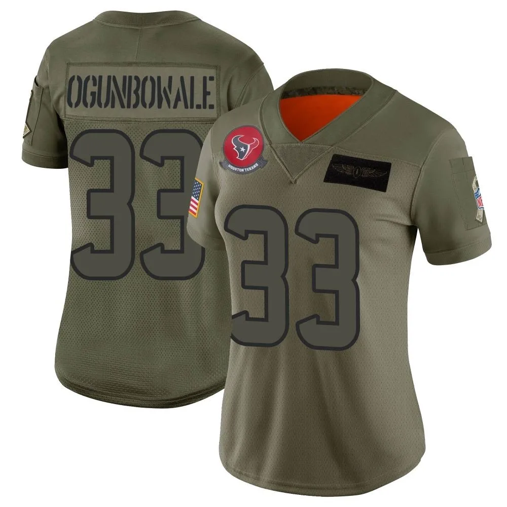 Women's Houston Texans Dare Ogunbowale Nike 2019 Salute to Service Limited Camo Jersey Women's Houston Texans Dare Ogunbowale Nike 2019 Salute to Service Limited Camo Jersey