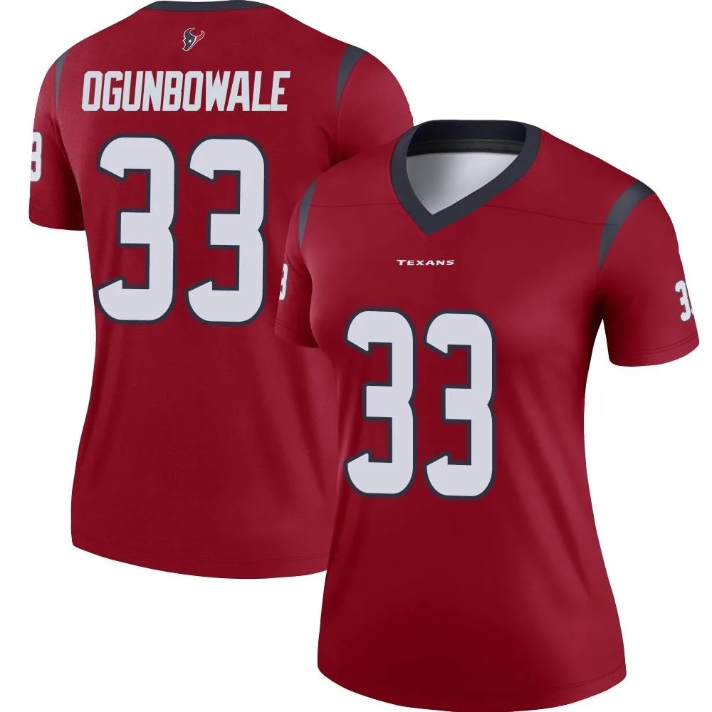 Women's Houston Texans Dare Ogunbowale Nike Legend Red Jersey Women's Houston Texans Dare Ogunbowale Nike Legend Red Jersey