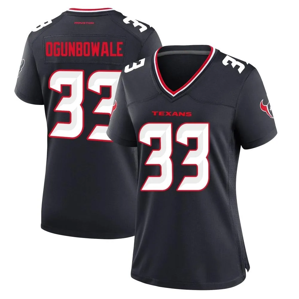 Women's Houston Texans Dare Ogunbowale Nike Team Game Navy Jersey Women's Houston Texans Dare Ogunbowale Nike Team Game Navy Jersey