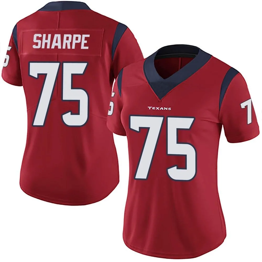 Women's Houston Texans David Sharpe Nike Alternate Vapor Untouchable Limited Red Jersey Women's Houston Texans David Sharpe Nike Alternate Vapor Untouchable Limited Red Jersey