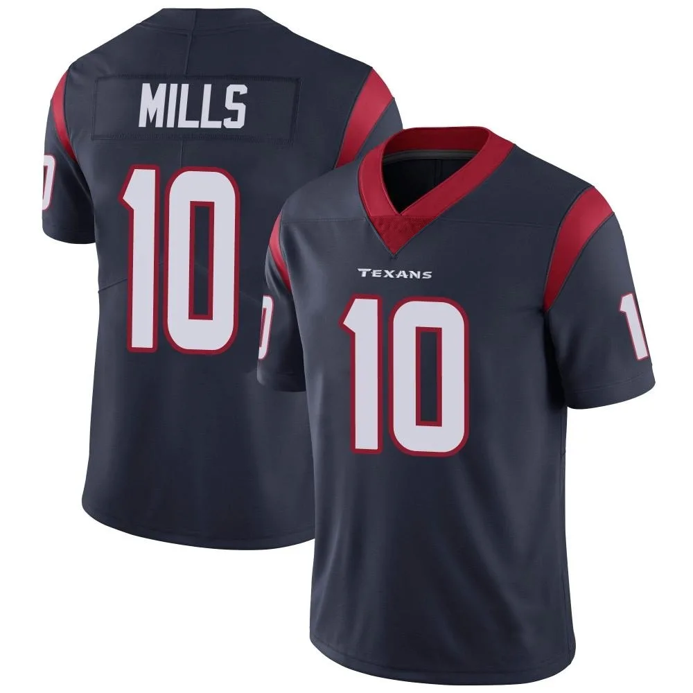 Men's Houston Texans Davis Mills Nike Team Color Vapor Untouchable Limited Navy Blue Jersey Men's Houston Texans Davis Mills Nike Team Color Vapor Untouchable Limited Navy Blue Jersey
