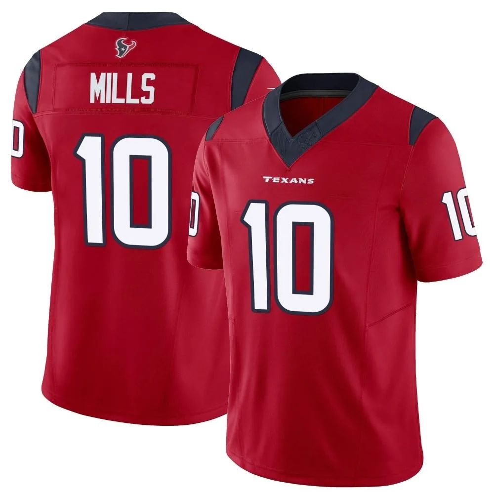 Men's Houston Texans Davis Mills Nike Vapor F.U.S.E. Limited Red Jersey Men's Houston Texans Davis Mills Nike Vapor F.U.S.E. Limited Red Jersey
