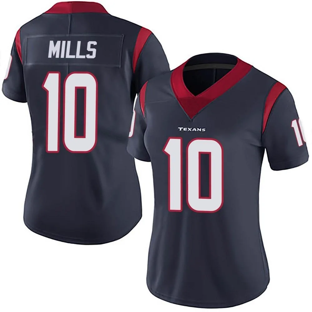 Women's Houston Texans Davis Mills Nike Team Color Vapor Untouchable Limited Navy Blue Jersey Women's Houston Texans Davis Mills Nike Team Color Vapor Untouchable Limited Navy Blue Jersey