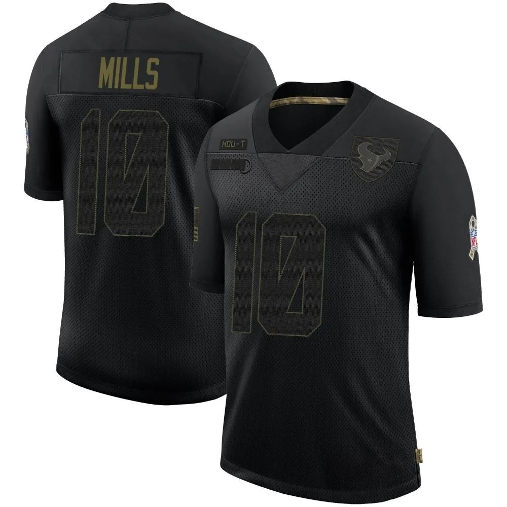 Youth Houston Texans Davis Mills Nike 2020 Salute To Service Limited Black Jersey Youth Houston Texans Davis Mills Nike 2020 Salute To Service Limited Black Jersey