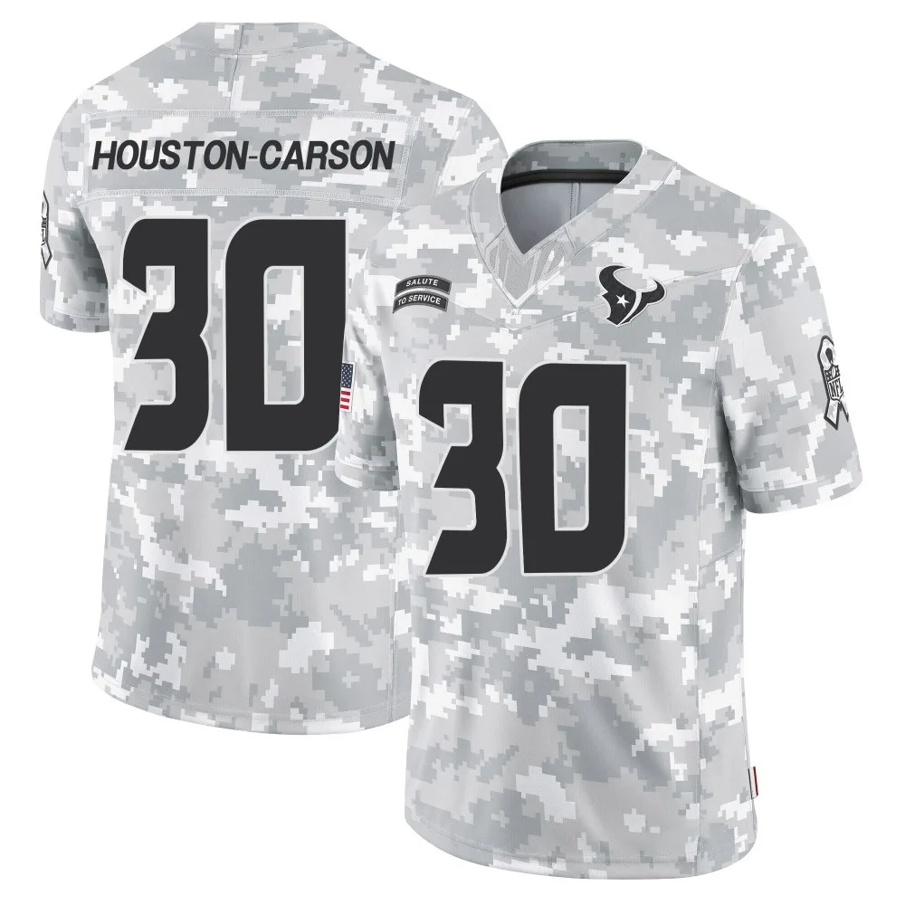 Men's Houston Texans Deandre Houston-Carson Nike DeAndre -Carson 2024 Salute to Service Limited Arctic Camo Jersey Men's Houston Texans Deandre Houston-Carson Nike DeAndre -Carson 2024 Salute to Service Limited Arctic Camo Jersey