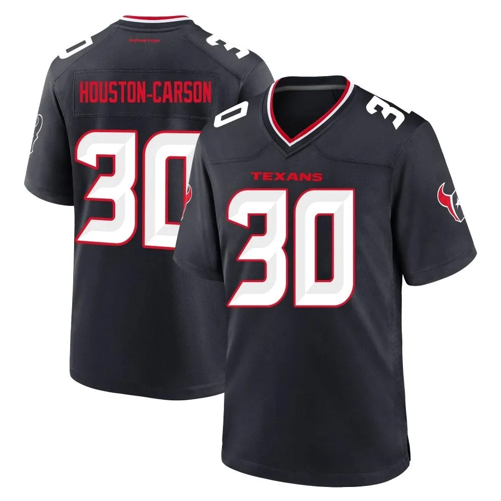 Men's Houston Texans Deandre Houston-Carson Nike DeAndre -Carson Team Game Navy Jersey Men's Houston Texans Deandre Houston-Carson Nike DeAndre -Carson Team Game Navy Jersey
