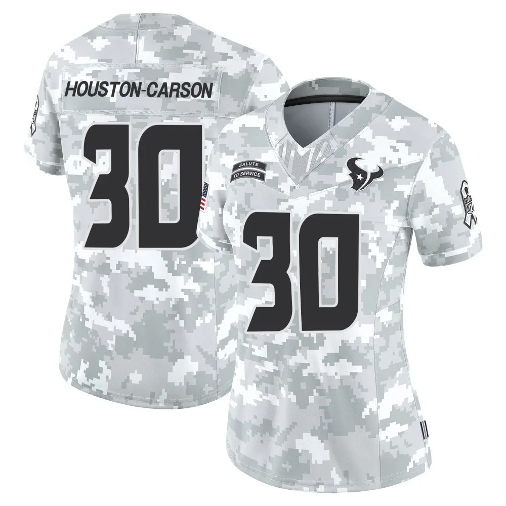Women's Houston Texans Deandre Houston-Carson Nike DeAndre -Carson 2024 Salute to Service Limited Arctic Camo Jersey Women's Houston Texans Deandre Houston-Carson Nike DeAndre -Carson 2024 Salute to Service Limited Arctic Camo Jersey