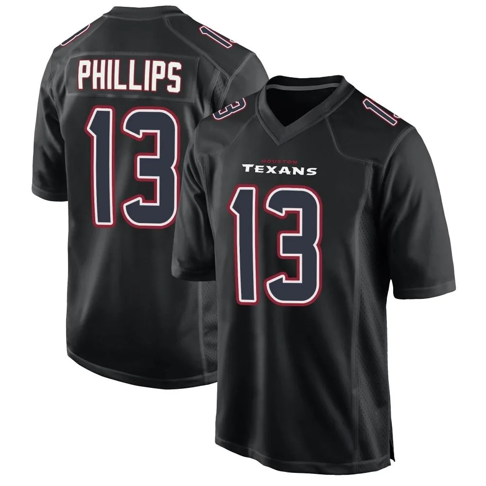 Youth Houston Texans Del'shawn Phillips Nike Fashion Game Black Jersey Youth Houston Texans Del'shawn Phillips Nike Fashion Game Black Jersey