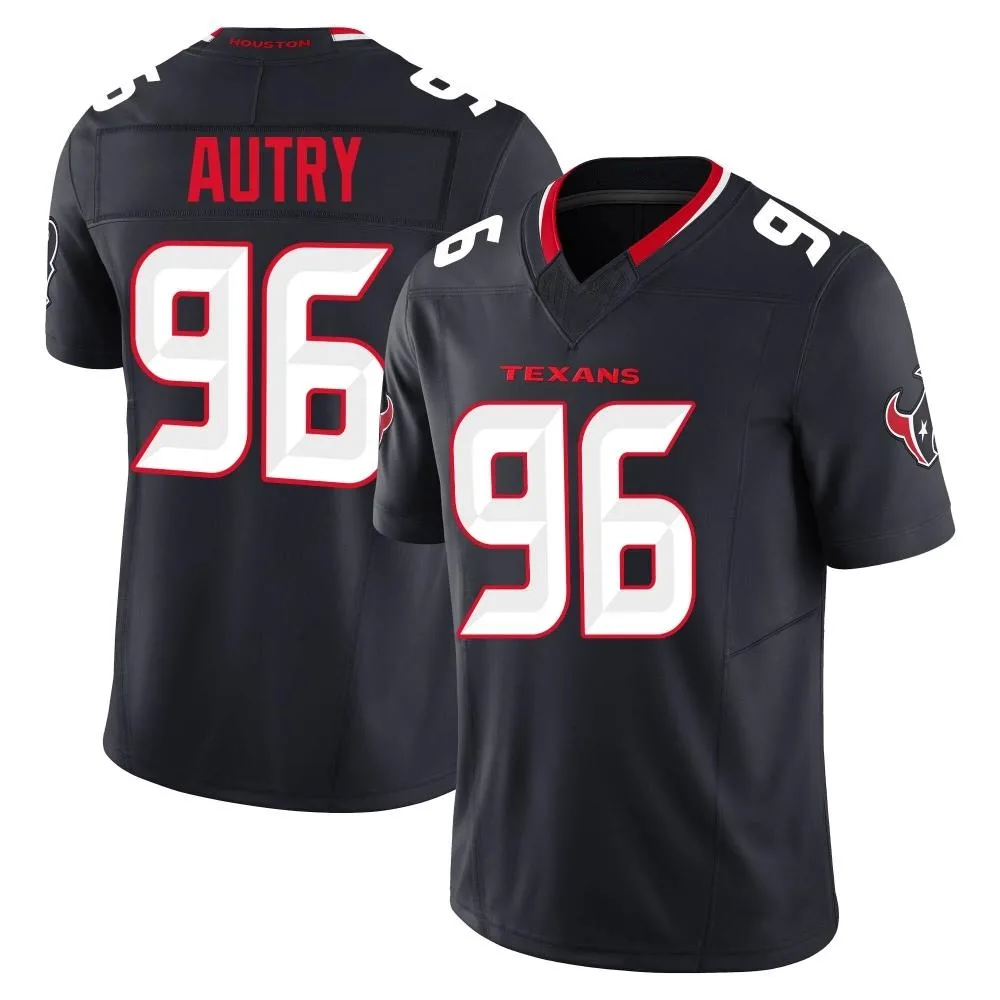 Men's Houston Texans Denico Autry Nike Alternate Vapor F.U.S.E. Limited Navy Jersey Men's Houston Texans Denico Autry Nike Alternate Vapor F.U.S.E. Limited Navy Jersey