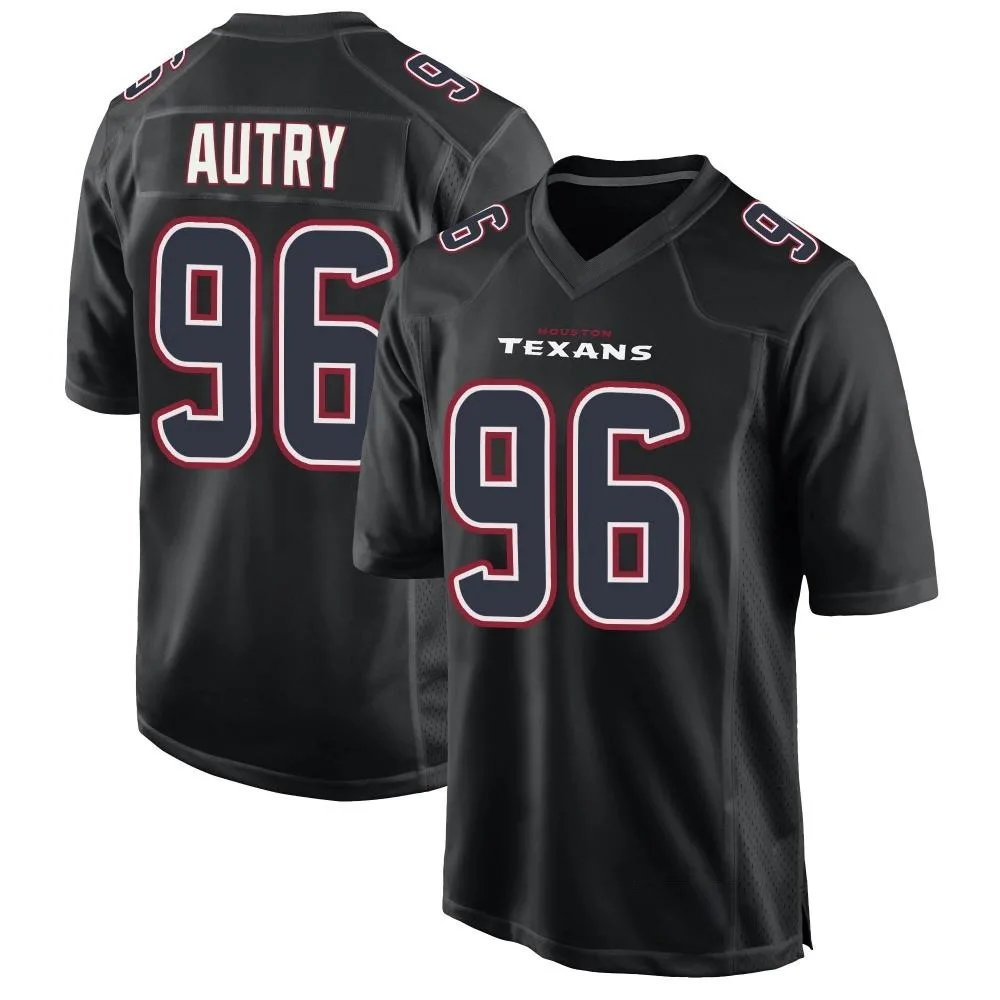 Men's Houston Texans Denico Autry Nike Fashion Game Black Jersey Men's Houston Texans Denico Autry Nike Fashion Game Black Jersey