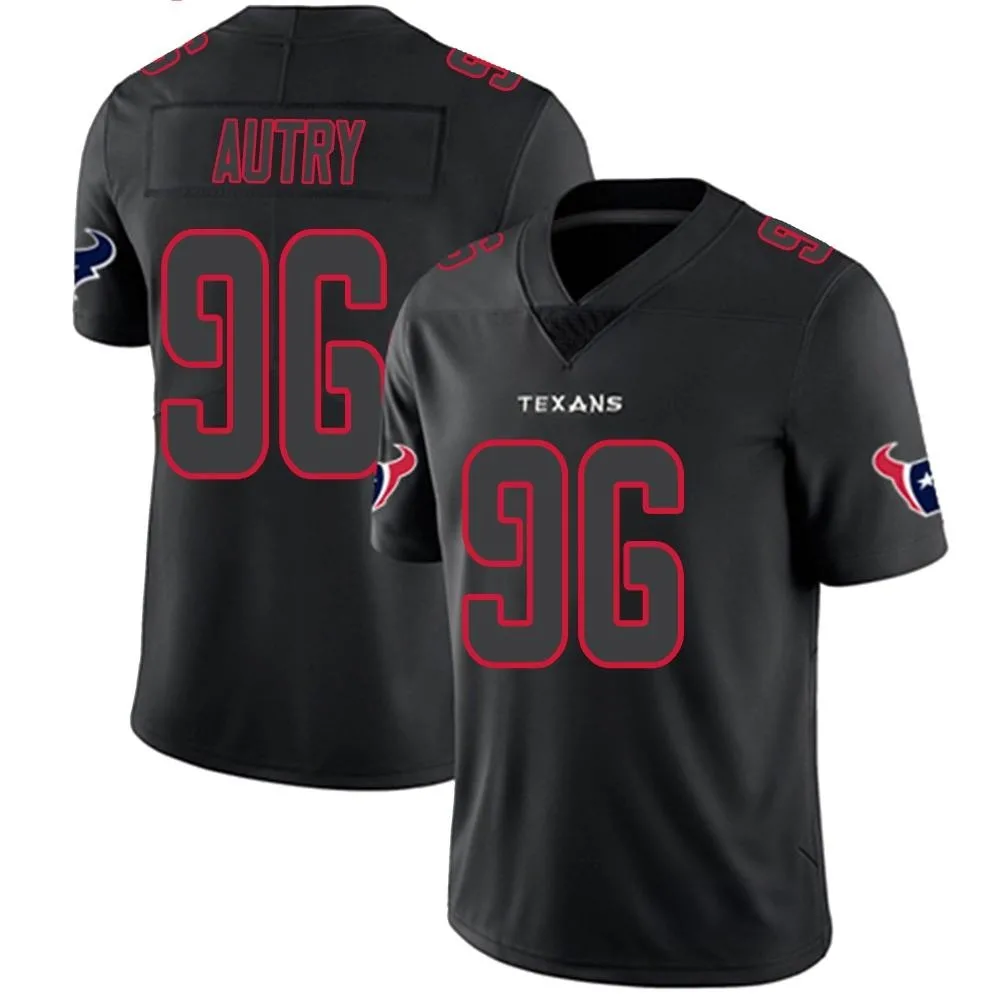 Men's Houston Texans Denico Autry Nike Limited Black Impact Jersey Men's Houston Texans Denico Autry Nike Limited Black Impact Jersey
