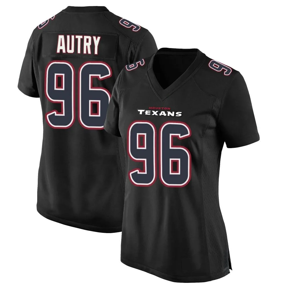 Women's Houston Texans Denico Autry Nike Fashion Game Black Jersey Women's Houston Texans Denico Autry Nike Fashion Game Black Jersey