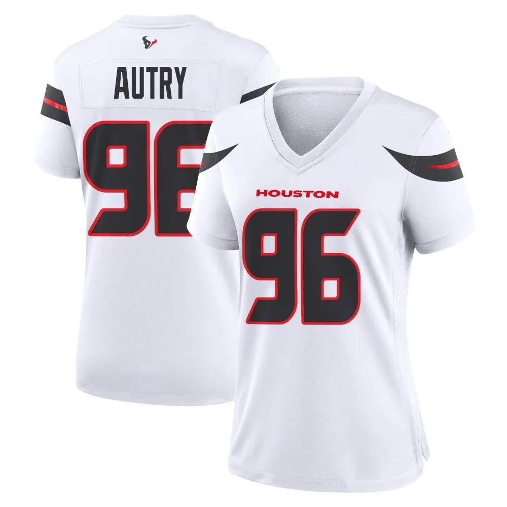 Women's Houston Texans Denico Autry Nike Game White Jersey Women's Houston Texans Denico Autry Nike Game White Jersey
