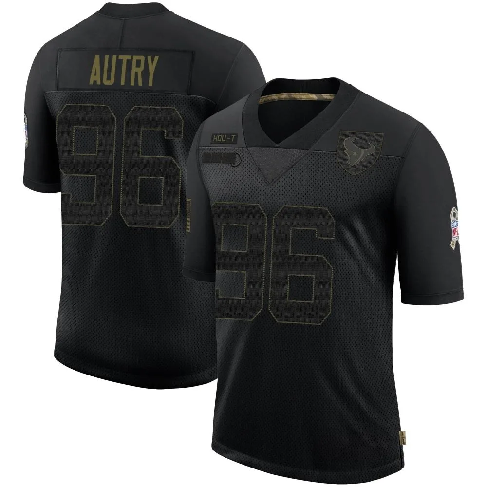 Youth Houston Texans Denico Autry Nike 2020 Salute To Service Limited Black Jersey Youth Houston Texans Denico Autry Nike 2020 Salute To Service Limited Black Jersey
