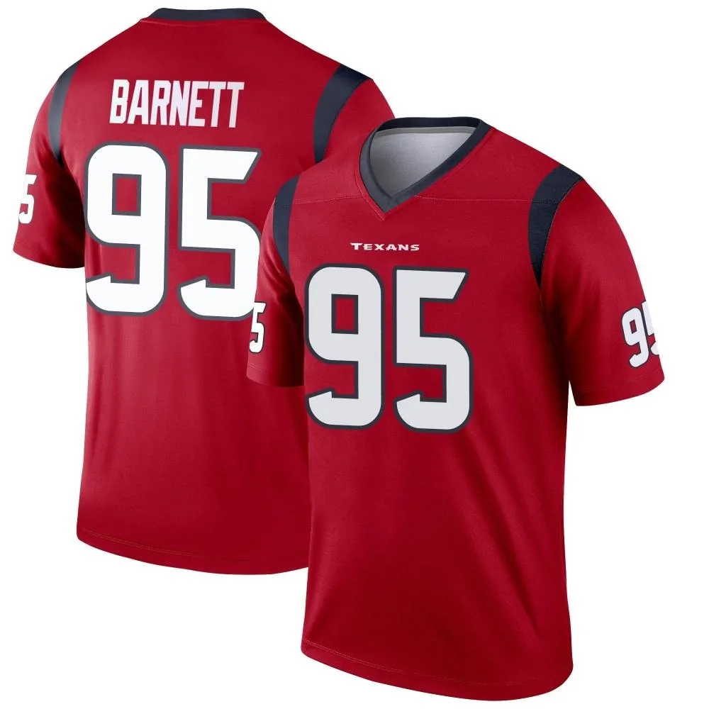 Men's Houston Texans Derek Barnett Nike Legend Red Jersey Men's Houston Texans Derek Barnett Nike Legend Red Jersey