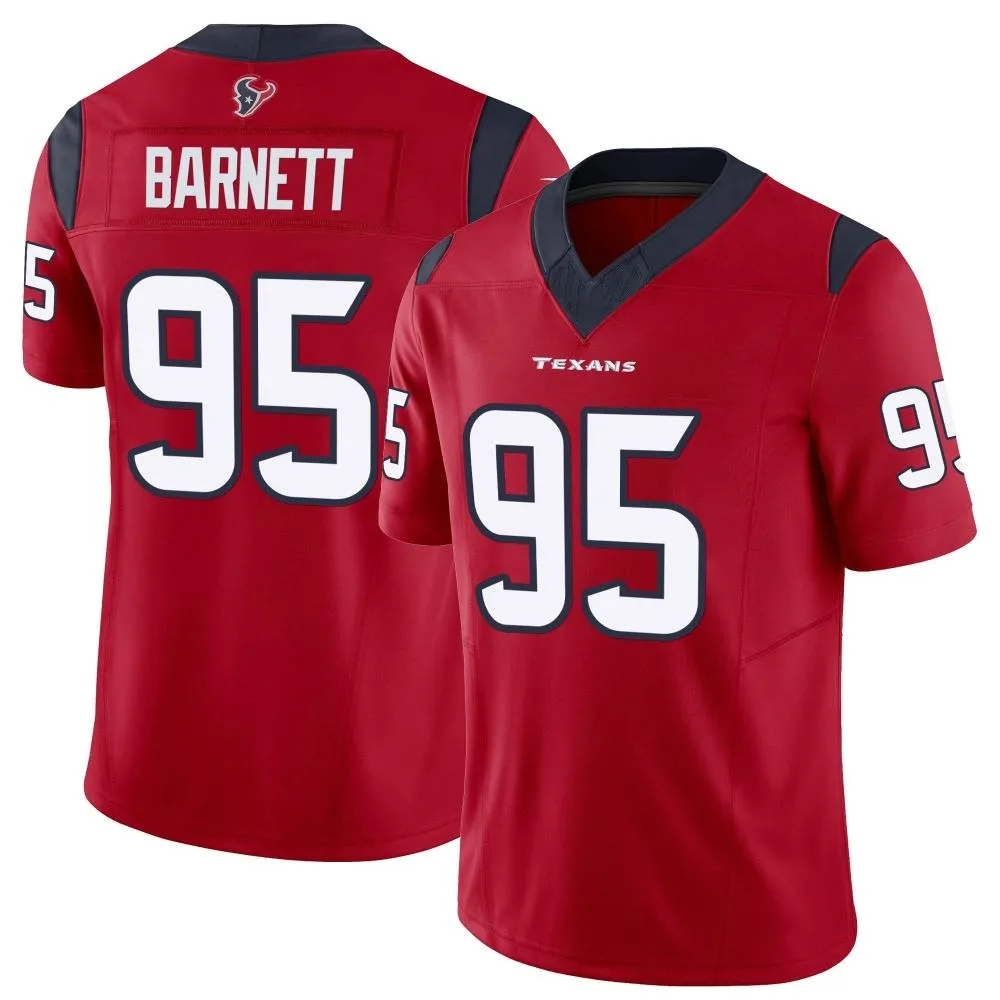 Men's Houston Texans Derek Barnett Nike Vapor F.U.S.E. Limited Red Jersey Men's Houston Texans Derek Barnett Nike Vapor F.U.S.E. Limited Red Jersey