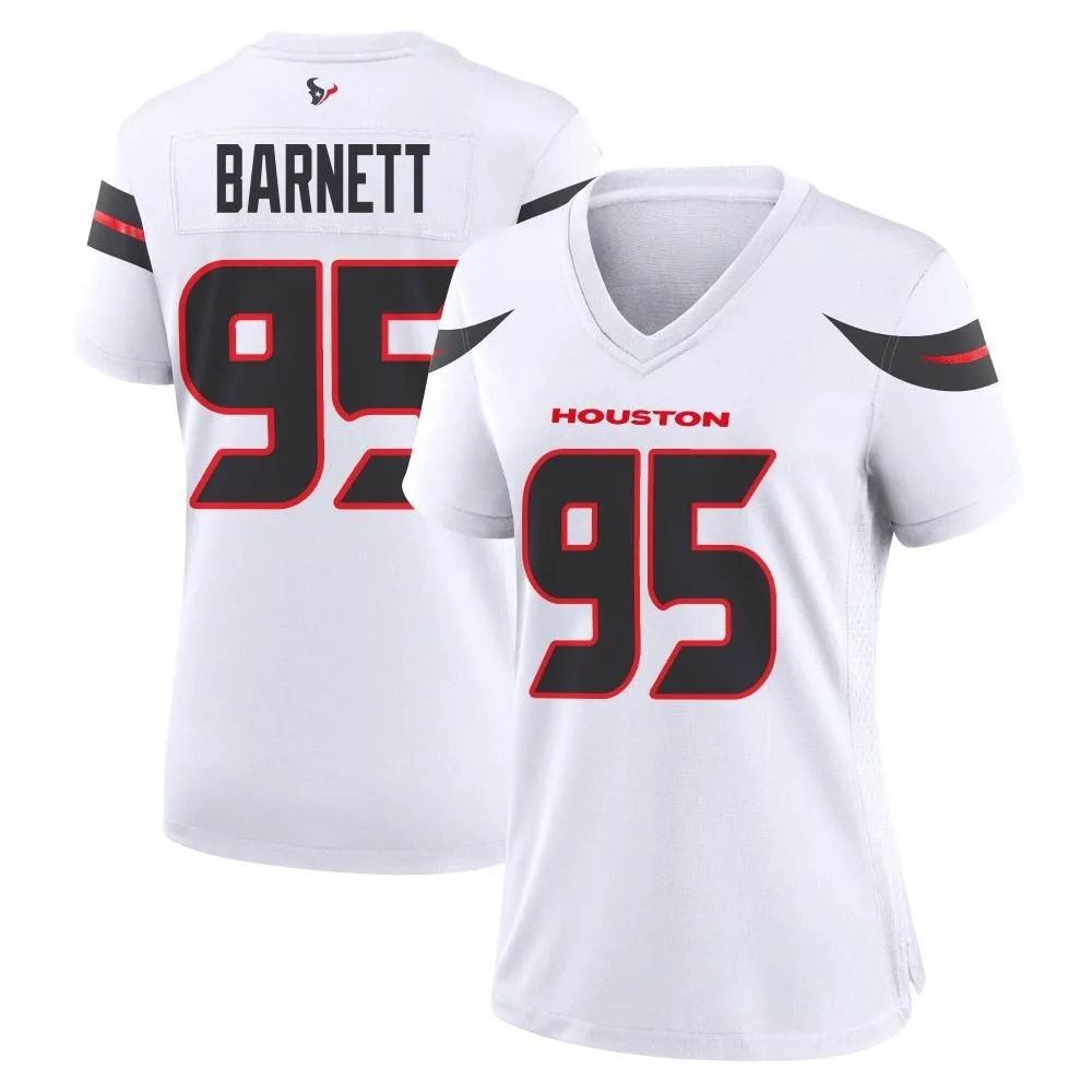 Women's Houston Texans Derek Barnett Nike Game White Jersey Women's Houston Texans Derek Barnett Nike Game White Jersey