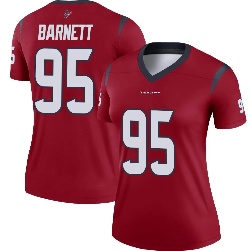 Women's Houston Texans Derek Barnett Nike Legend Red Jersey Women's Houston Texans Derek Barnett Nike Legend Red Jersey