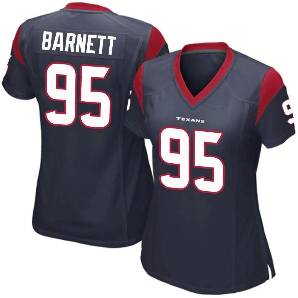 Women's Houston Texans Derek Barnett Nike Team Color Game Navy Blue Jersey Women's Houston Texans Derek Barnett Nike Team Color Game Navy Blue Jersey