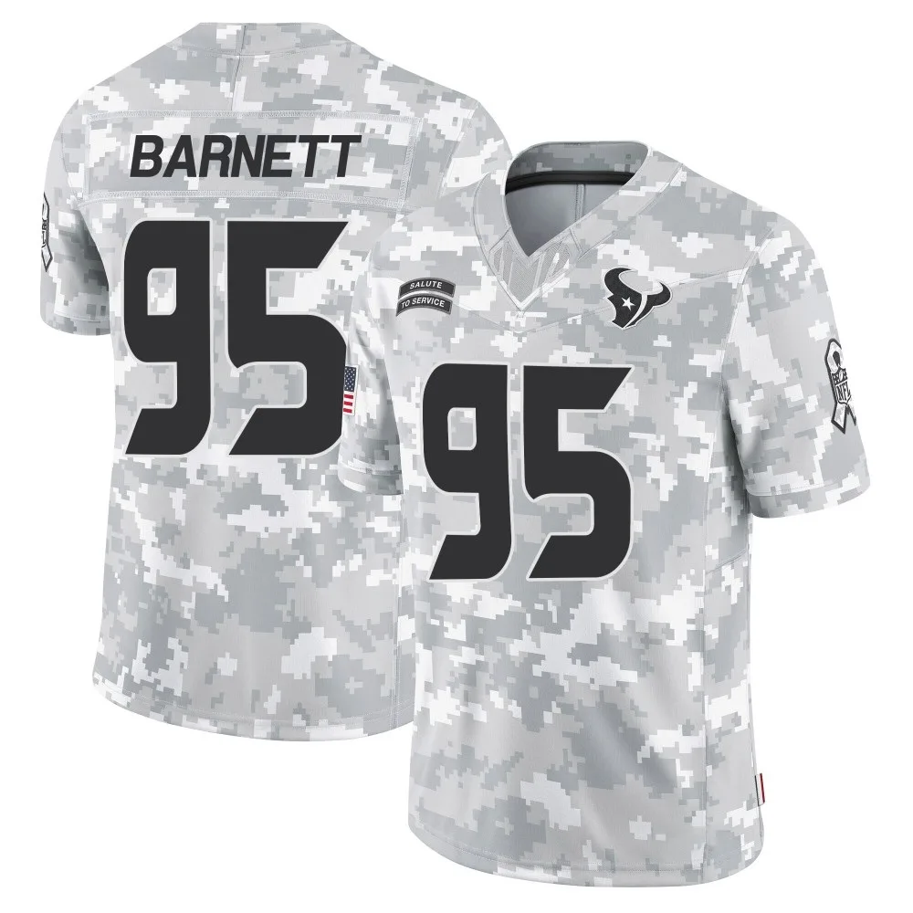 Youth Houston Texans Derek Barnett Nike 2024 Salute to Service Limited Arctic Camo Jersey Youth Houston Texans Derek Barnett Nike 2024 Salute to Service Limited Arctic Camo Jersey